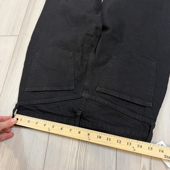 NWT Old Navy Women's 8 High-Waisted OG Straight Ankle Jeans Black 673617 - Picture 9 of 10
